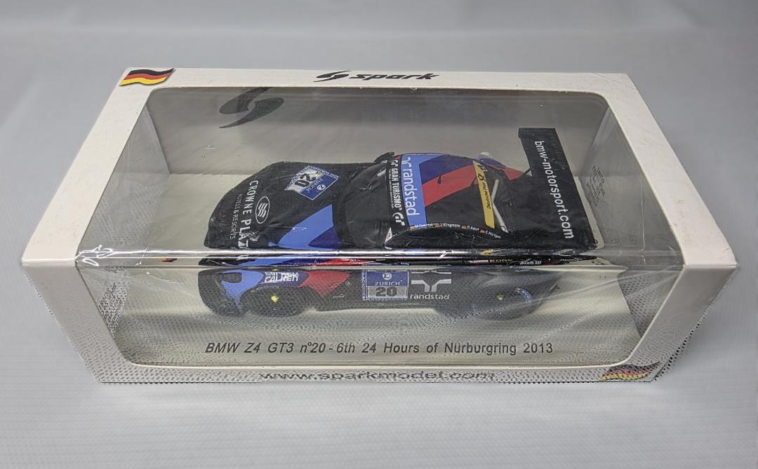 ミニカー Spark 1/43 BMW Z4 GT3 24H 2013 #19, #20