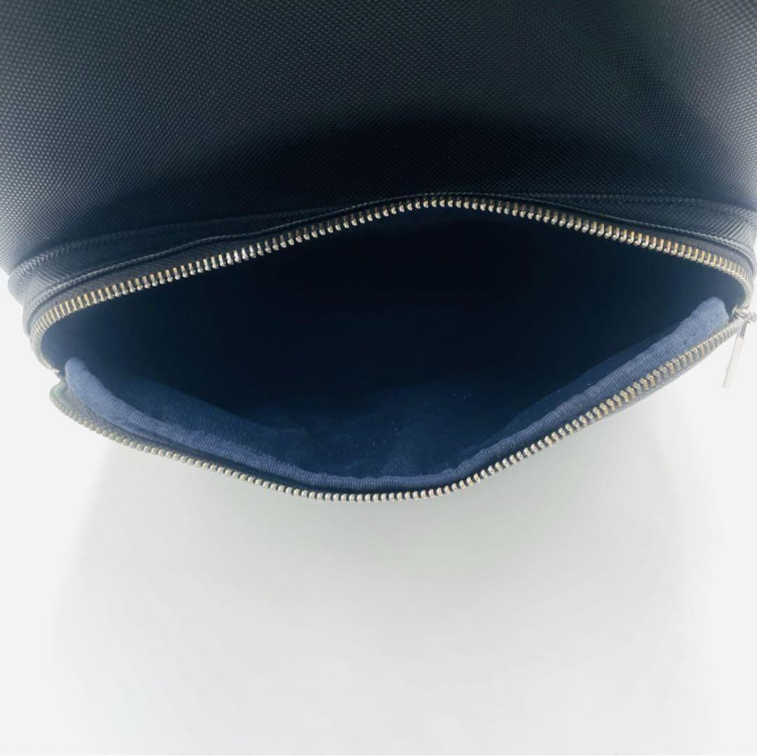 極美品✨LACOSTE ラコステ リュック　ブラック　PVC
