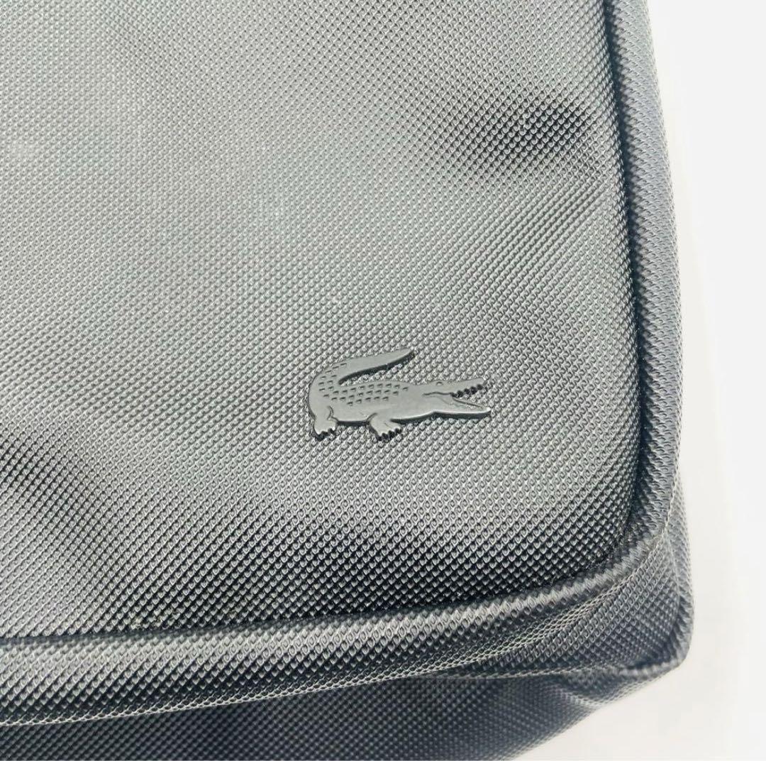 極美品✨LACOSTE ラコステ リュック　ブラック　PVC
