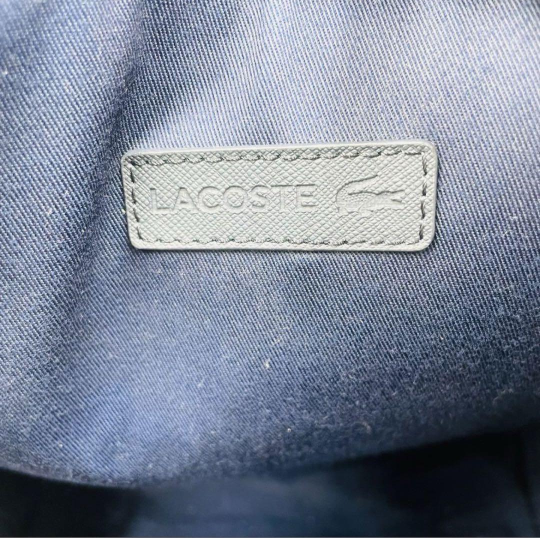 極美品✨LACOSTE ラコステ リュック　ブラック　PVC