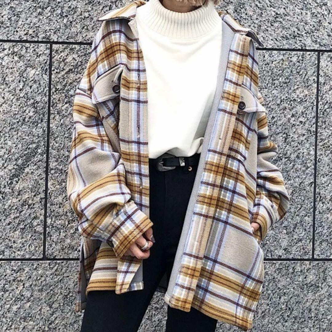 【冬服】PAGEBOY ページボーイ ウールライクチェックジャケット コート