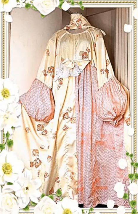 新作❤️祈り❤️ハンドメイドワンピース❤️3点セット 正絹 着物リメイクレトロ JIXwW-m65995450945 古布 国産新品
