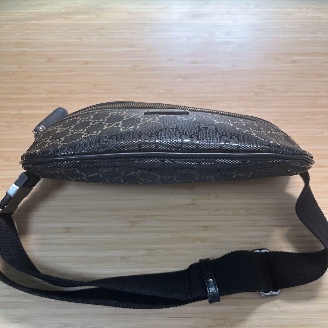 【美品】GUCCI グッチ インプリメ PVCウエストバッグ