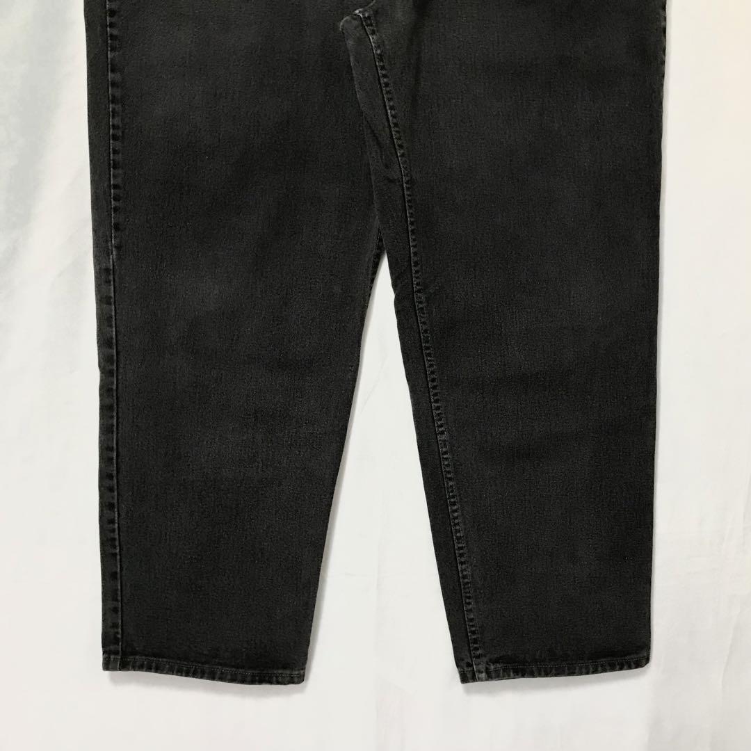 パンツ 希少 カナダ製 90's リーバイス550 ブラック W42L29 H-343 収納