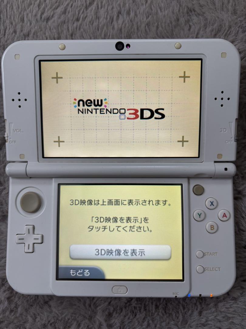 new Nintendo 3DS LL ホワイト ACアダプター付き