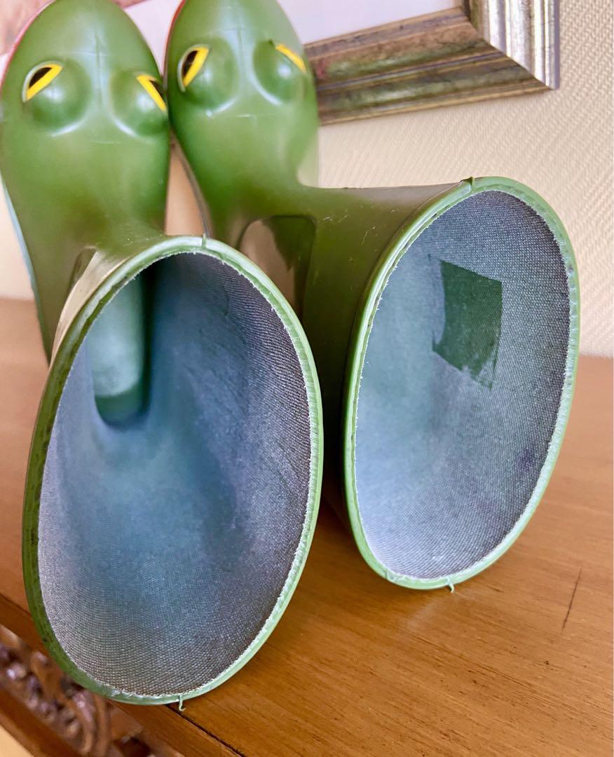 Wellipets ウェリペッツ 廃盤 カエルのレインブーツ カエルの