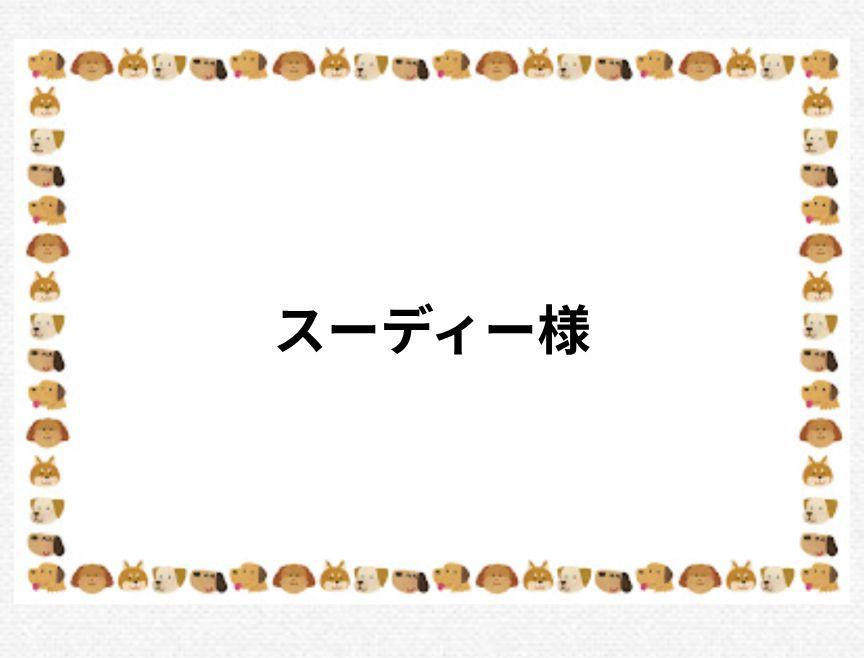 スーディー様専用ページ