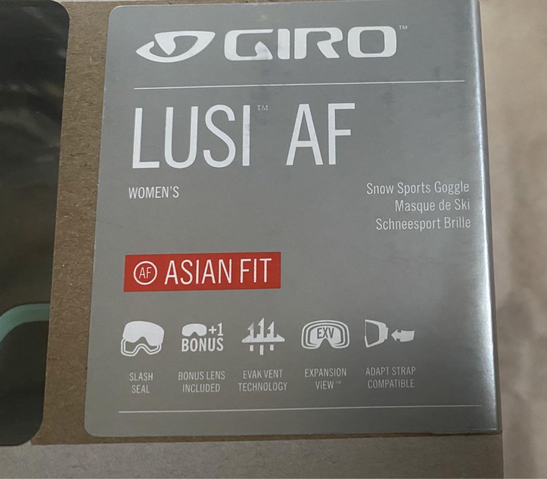 GIRO LUSI AF WOMEN'S スノーゴーグル