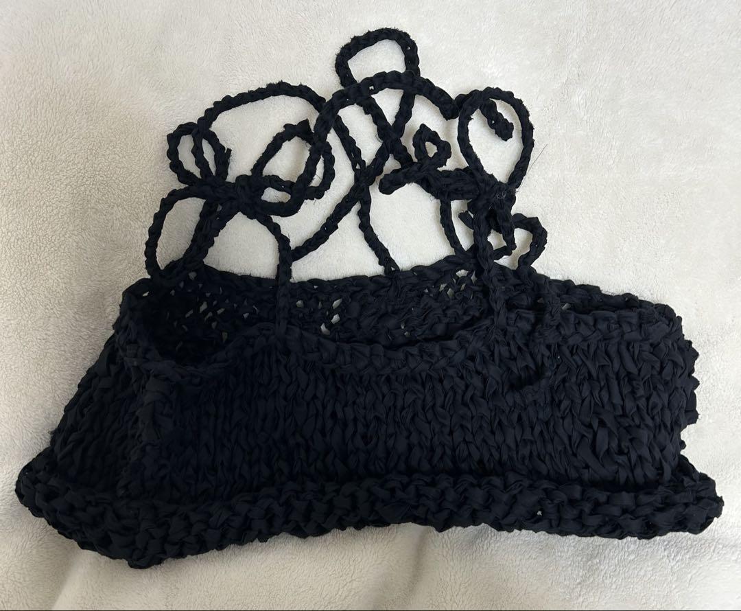 tope tube top 黒