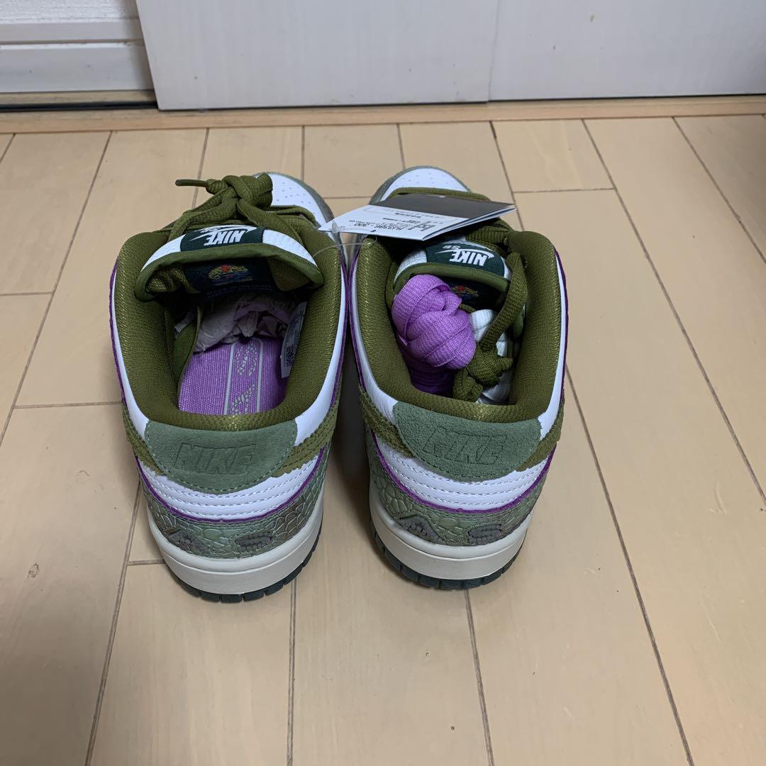 新品SB Dunk Low Pro White and Pacific Moss