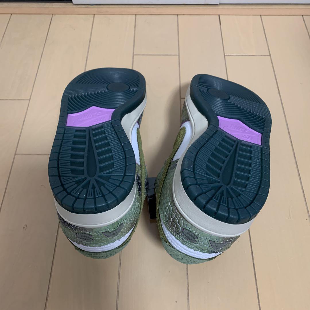 新品SB Dunk Low Pro White and Pacific Moss
