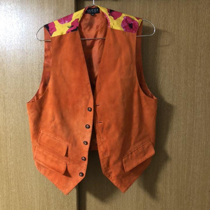 花柄 ベスト
