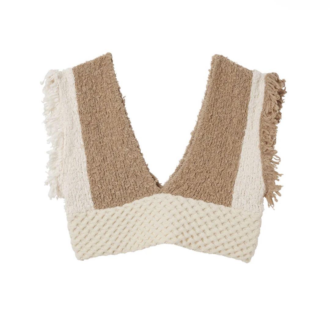 fringe over bustier / nuyuh