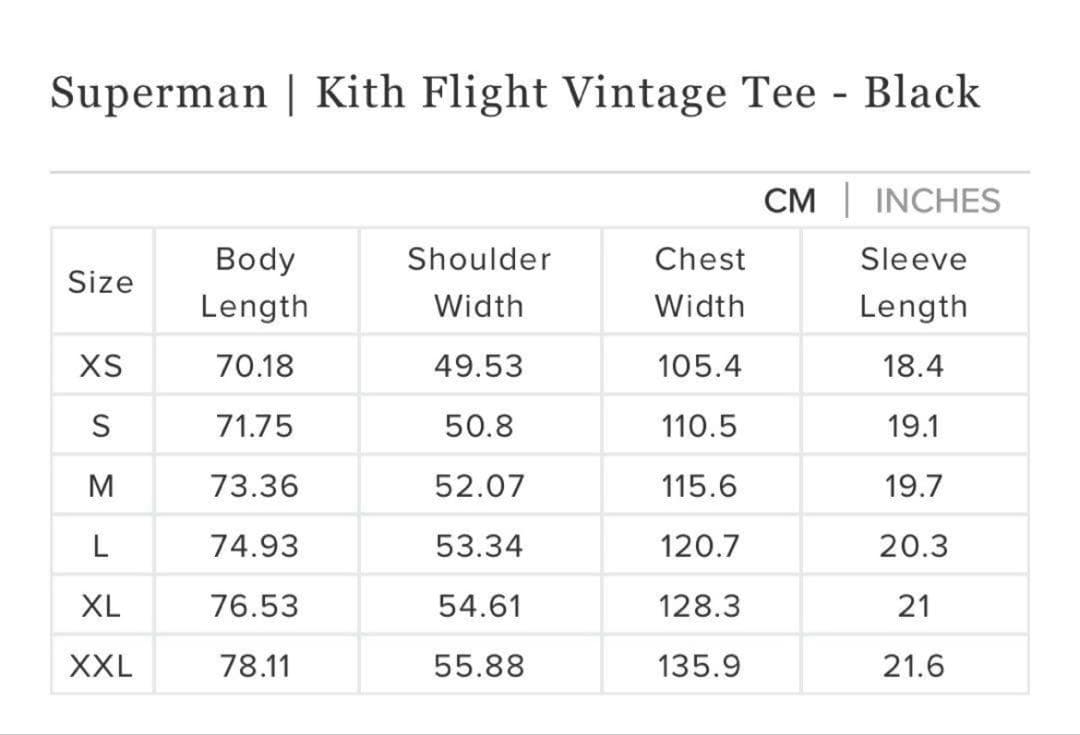 【早い者勝ち】Superman Kith Flight Vintage Tee 【早い者勝ち】Superman Kith Flight Vintage Tee