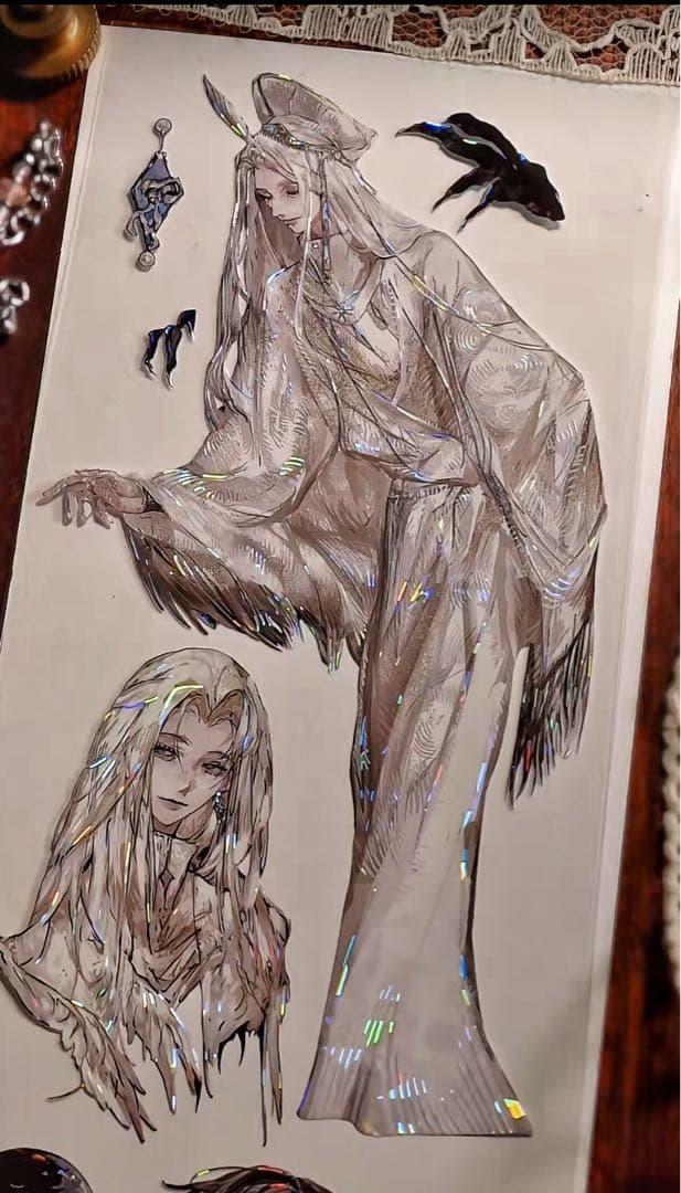 【8256A】海外　マステ　3/5/巻売り　貝殻光マスキングテープ　人物系 8536】海外 マステ 3/5/巻売り 貝殻光マスキングテープ 人物系