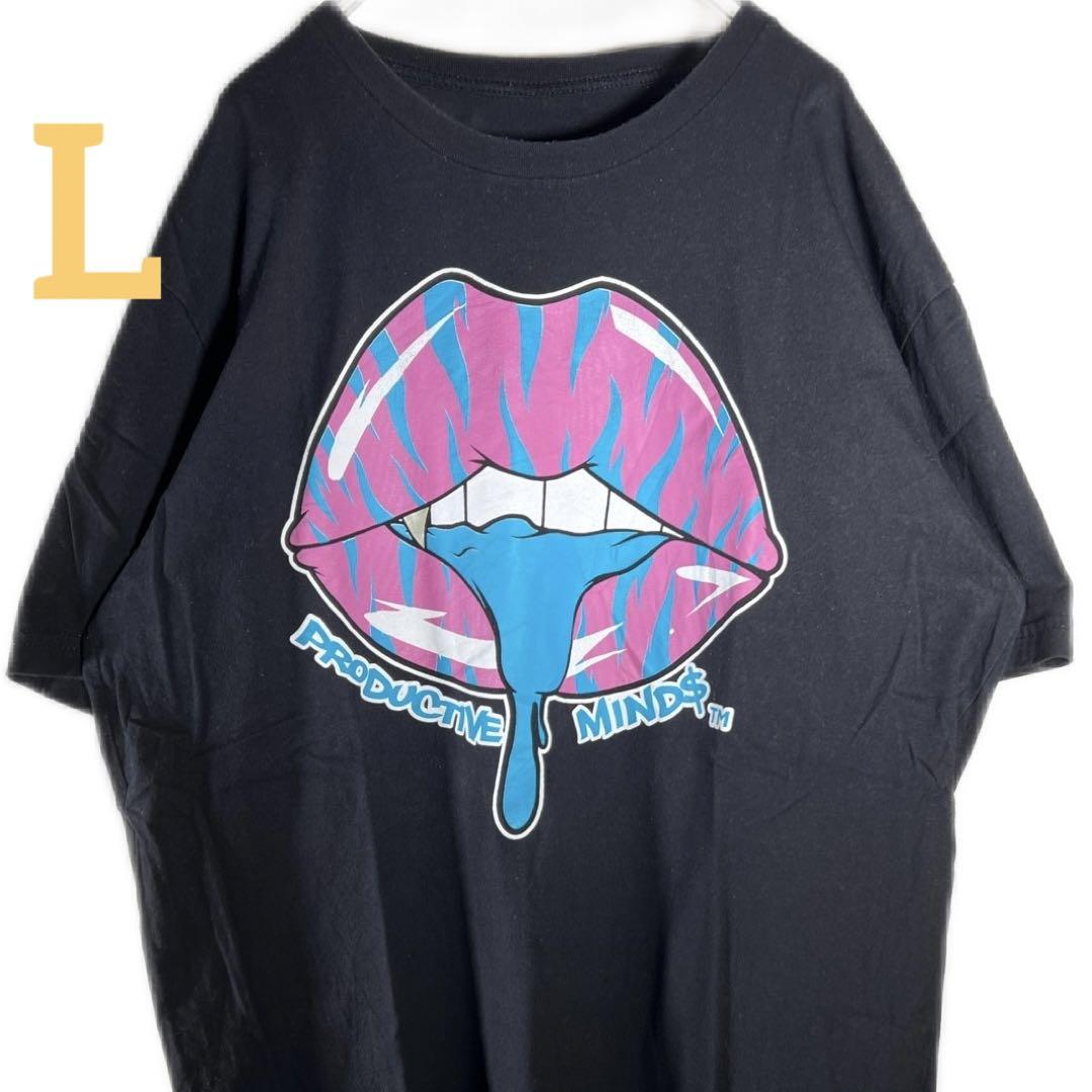 USA輸入 古着 リップ Tシャツ L