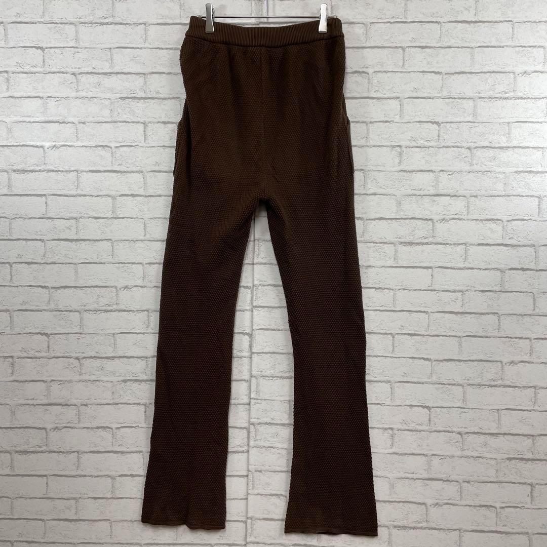 【美品】トゥルーコットンニットパンツ　ウェストゴム　フェミニンオシャレカジュアル