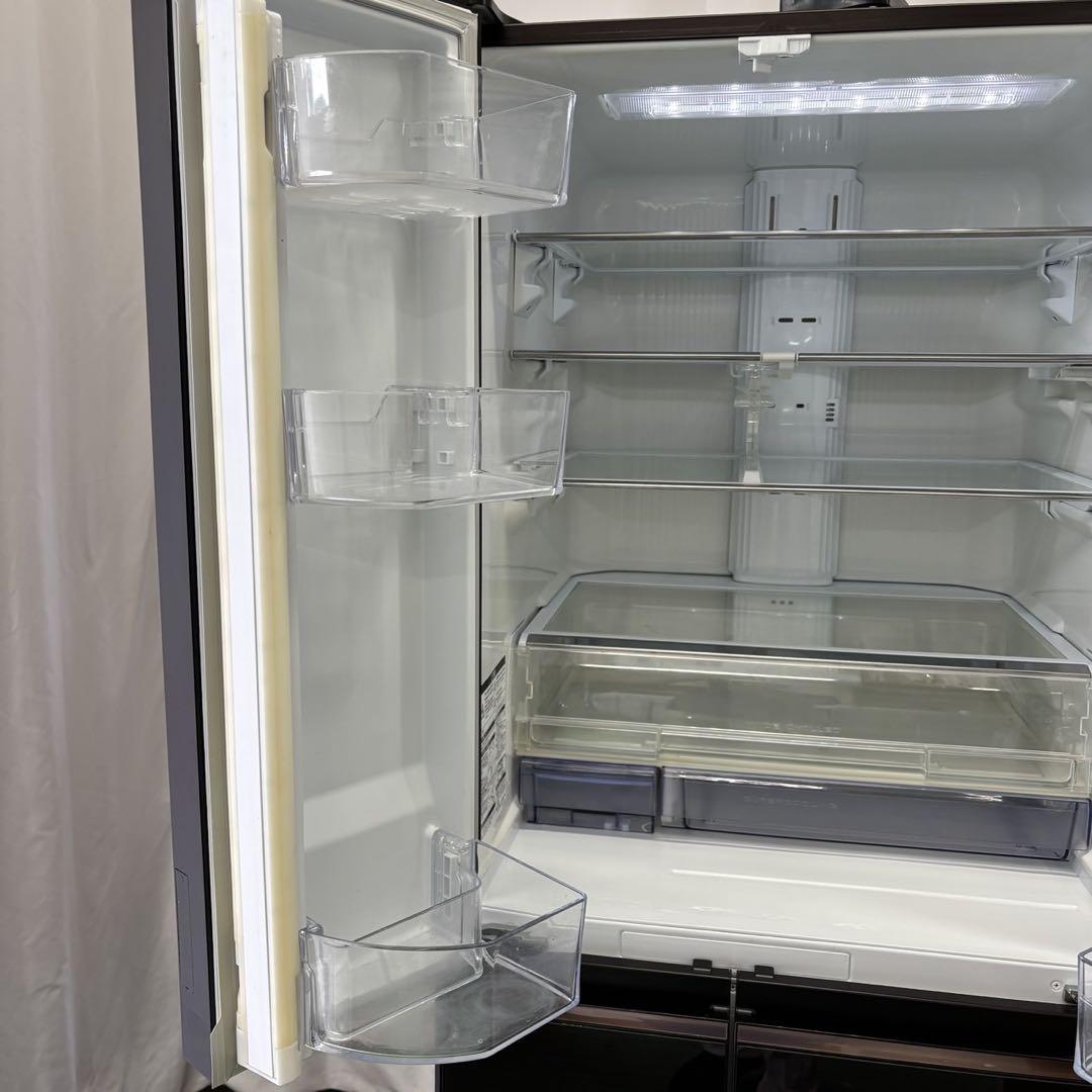 742⭕️設置無料 冷蔵庫 三菱 大型 600ℓ フレンチドア 中古 安い