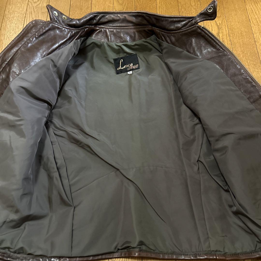 70's Lesco LEATHERS USAヴィンテージシングルライダース46