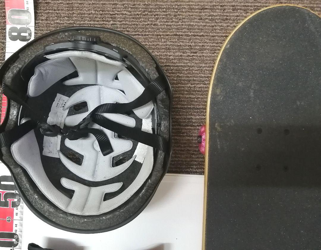 Skateboard 7.75インチ 完成品、ヘルメット、プロテクターセット