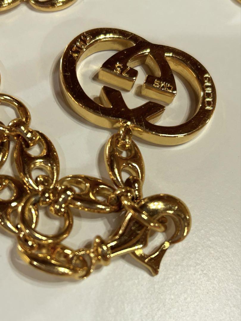 GUCCI オールド グッチ チェーンベルト インターロッキング ネックレス