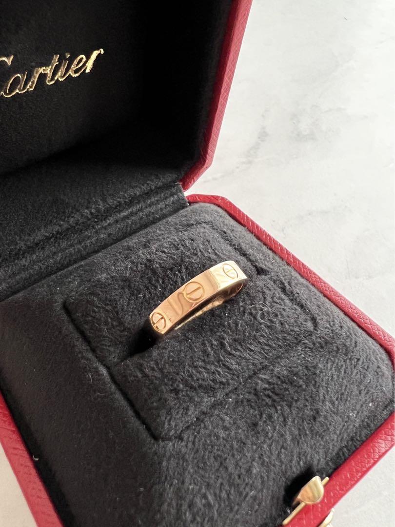 Cartier カルティエ ミニラブリング 49 ピンクゴールド