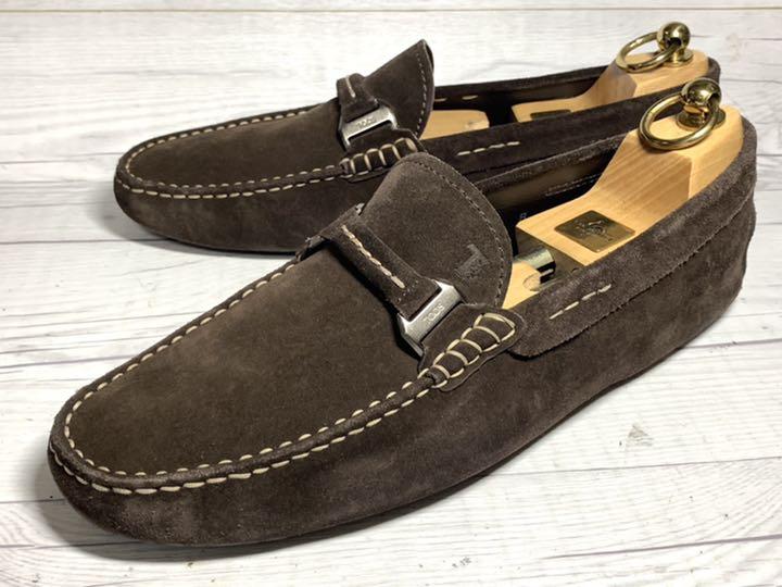 ビッグ割引 26cm程度 8 メンズ Tod S トッズ 茶色 ドライビングシューズ デッキシューズ Www Petromindo Com