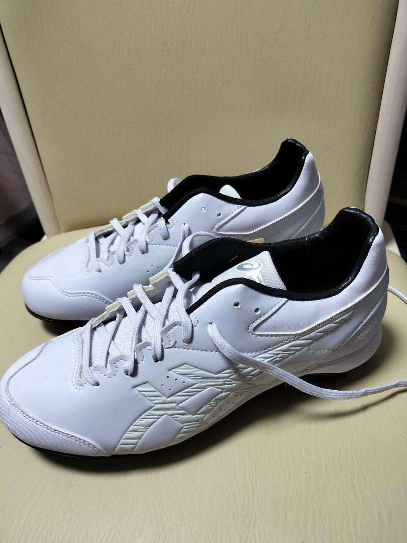 【26センチ】ASICS ホワイト スパイクシューズ