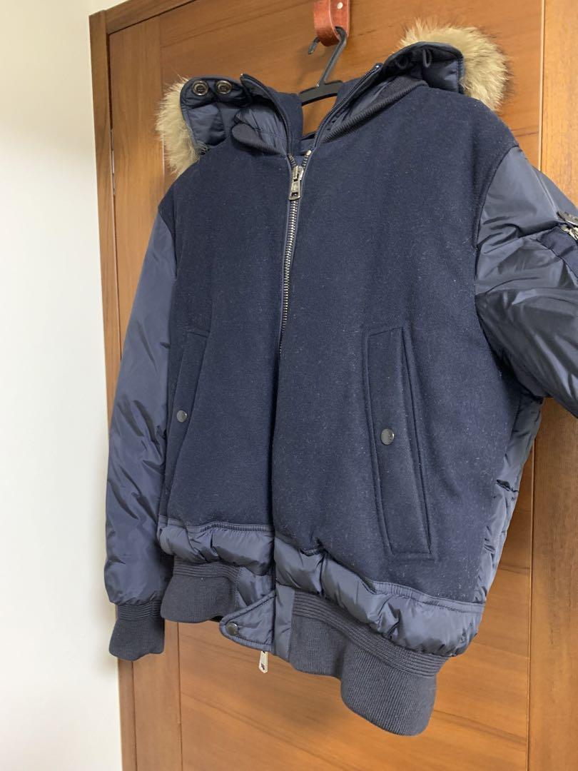 高級　モンクレール　muscade ネイビー 2 ma-1 moncler