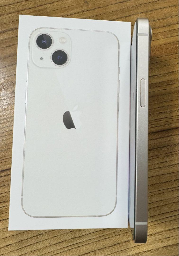 美品 iPhone13 128GB SIMフリー 本体  スターライトホワイト