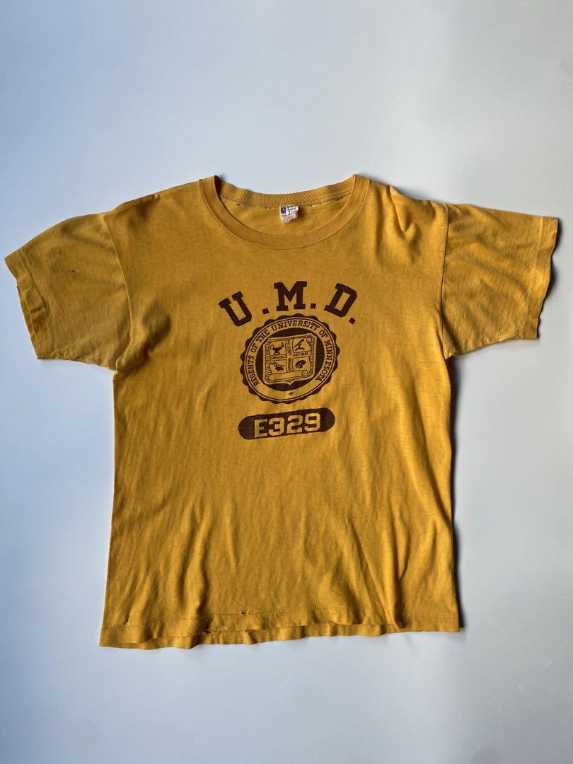 60s Champion ランタグ カレッジ Tee フロッキー 50s
