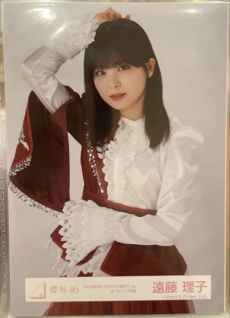 遠藤理子 4th アニラ　サイン入り生写真 遠藤理子 櫻坂46 直筆サイン 生写真 4thアニラ