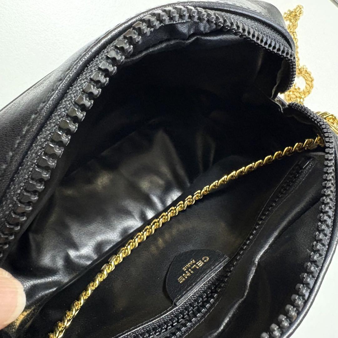 CELINE トリオンフ　チェーンショルダーバッグ　ポシェット