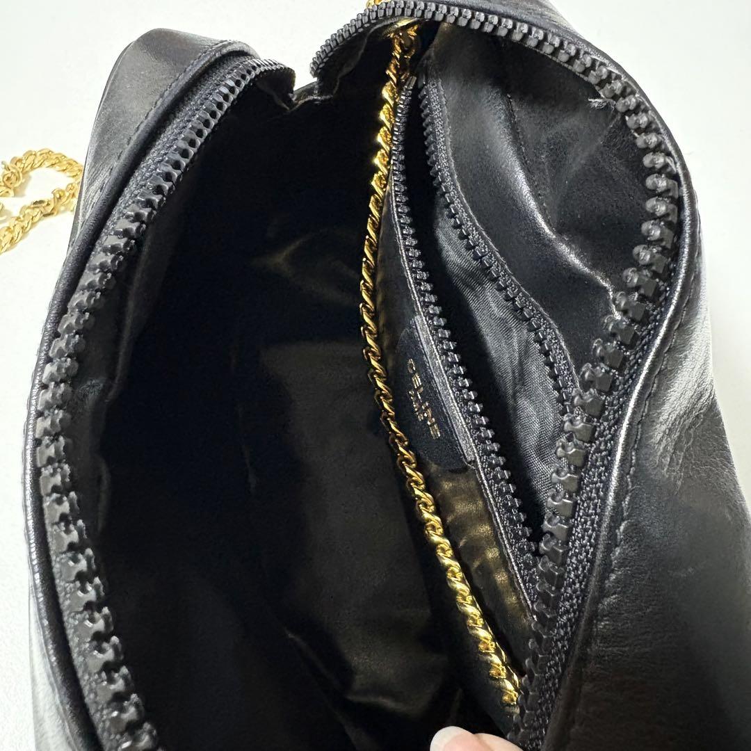 CELINE トリオンフ　チェーンショルダーバッグ　ポシェット