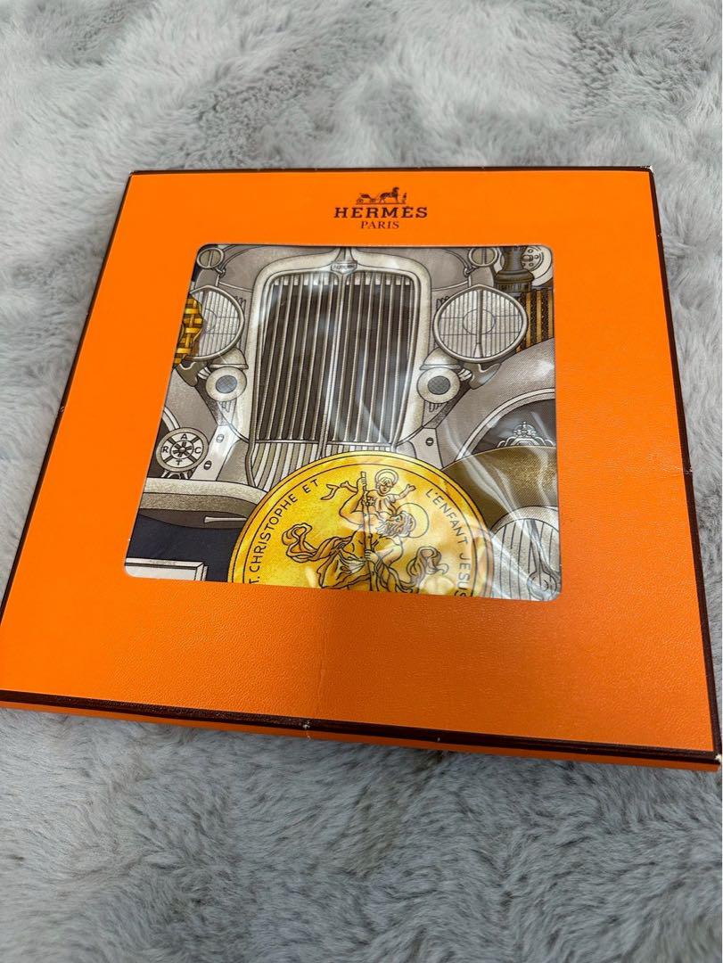 HERMES エルメス スカーフ バンダナ シルク 自動車の快適