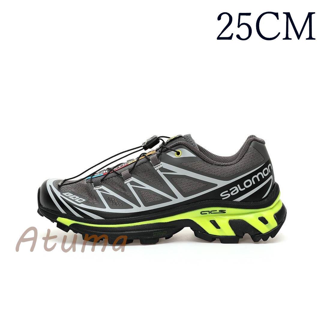 【未使用】Salomon XT-6 Advanced Gray 25cm