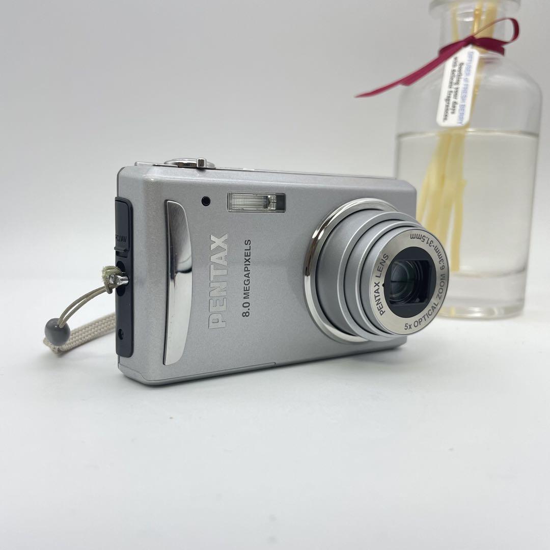 スマホ転送OK✨PENTAX Optio V20✨動作確認済 希少 可愛いカメラ