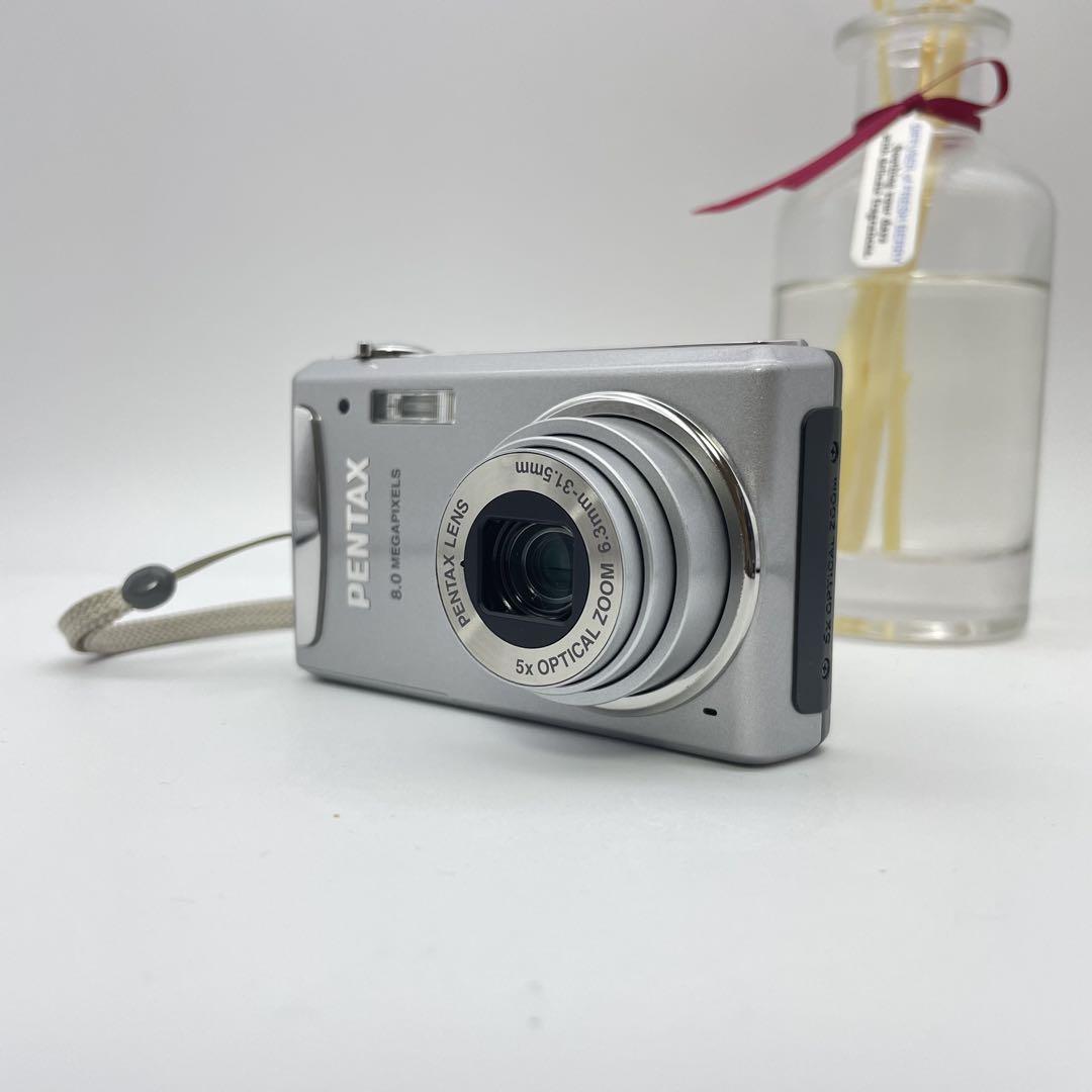スマホ転送OK✨PENTAX Optio V20✨動作確認済 希少 可愛いカメラ