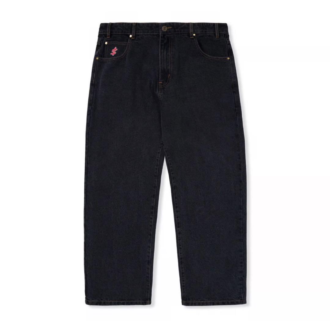 パンツ CASH ONLY BAGGY DENIMJEANS WASHED BLACK CASH ONLY BAGGY DENIM JEANS WASHED BLACK - メルカリ