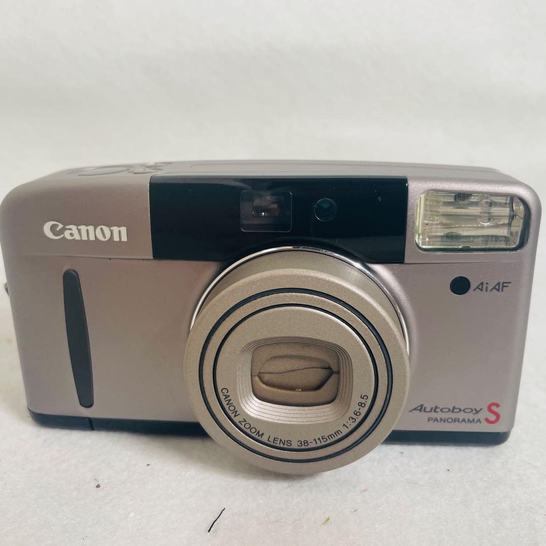【美品】CANON AutoboyS PANORAMAコンパクトフィルムカメラ