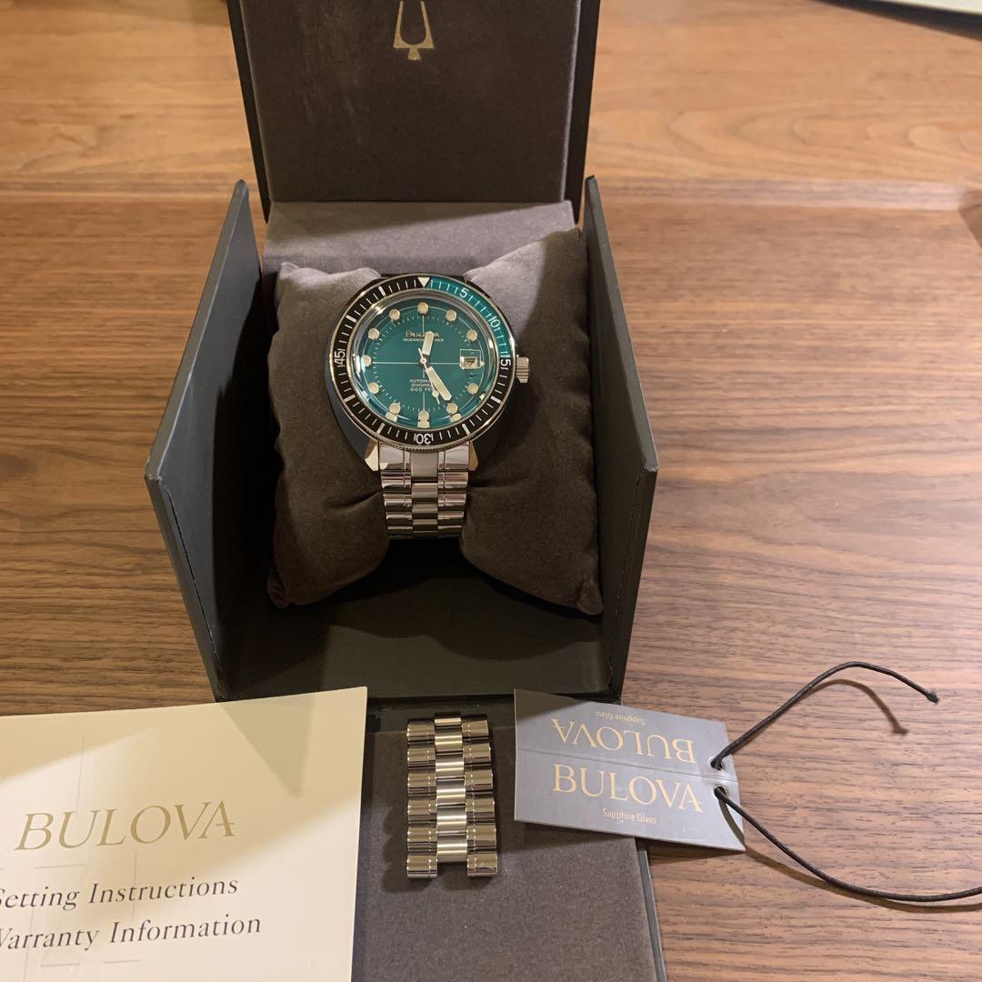 BULOVA ブローバ　オーシャノグラファー デビルダイバー  グリーン　自動巻