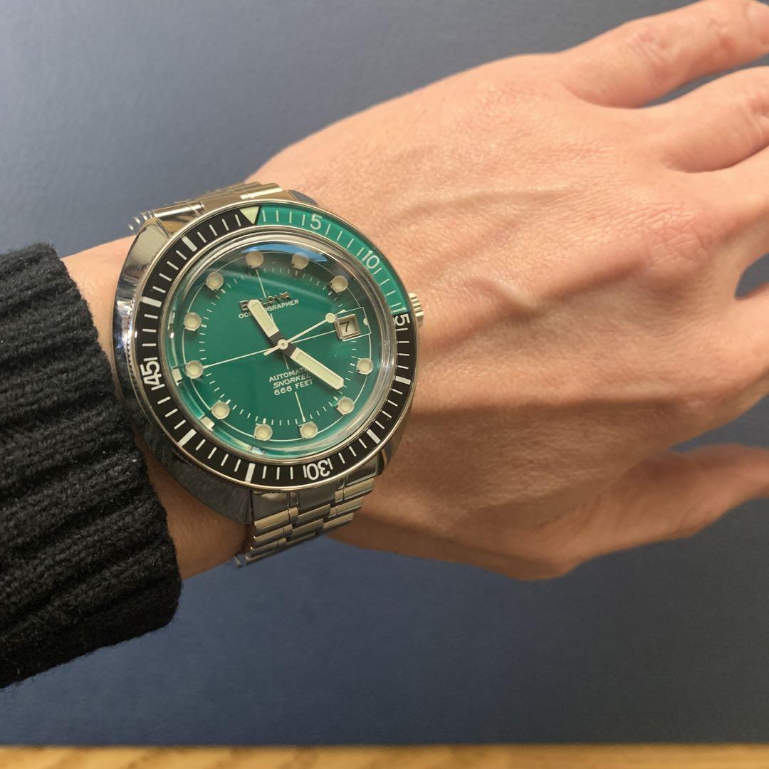 BULOVA ブローバ　オーシャノグラファー デビルダイバー  グリーン　自動巻
