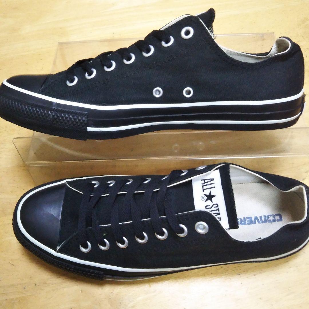 Converse All Star ブラックローカットスニーカー - メルカリ