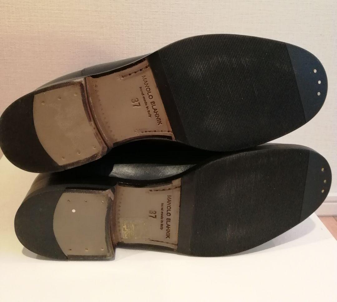 MANOLO BLAHNIK チェルシーブーツ黒37