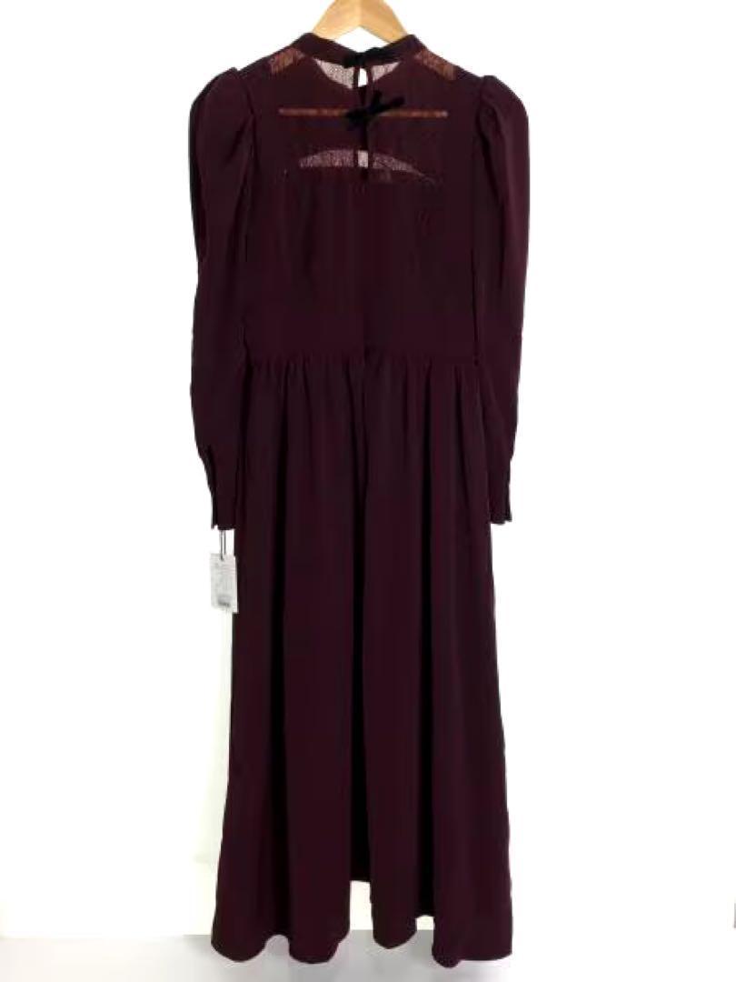【新品未使用タグ付き】Her lip to garnet ワンピース 赤 画像5