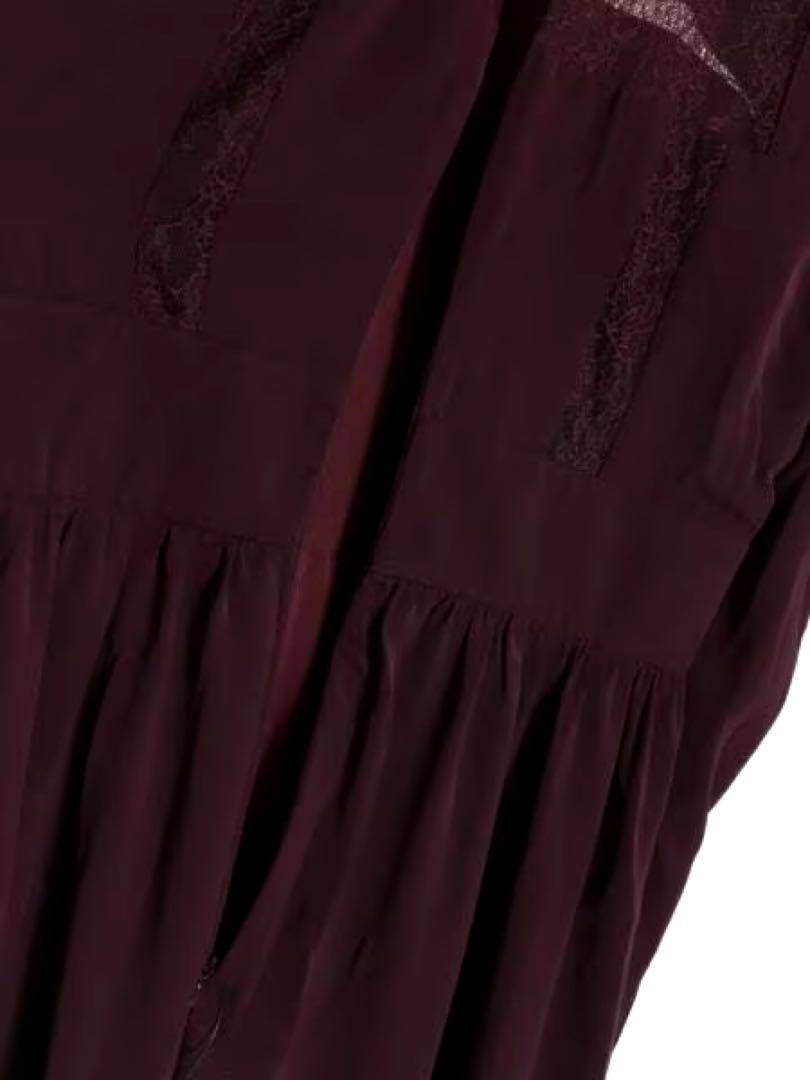 【新品未使用タグ付き】Her lip to garnet ワンピース 赤 画像7