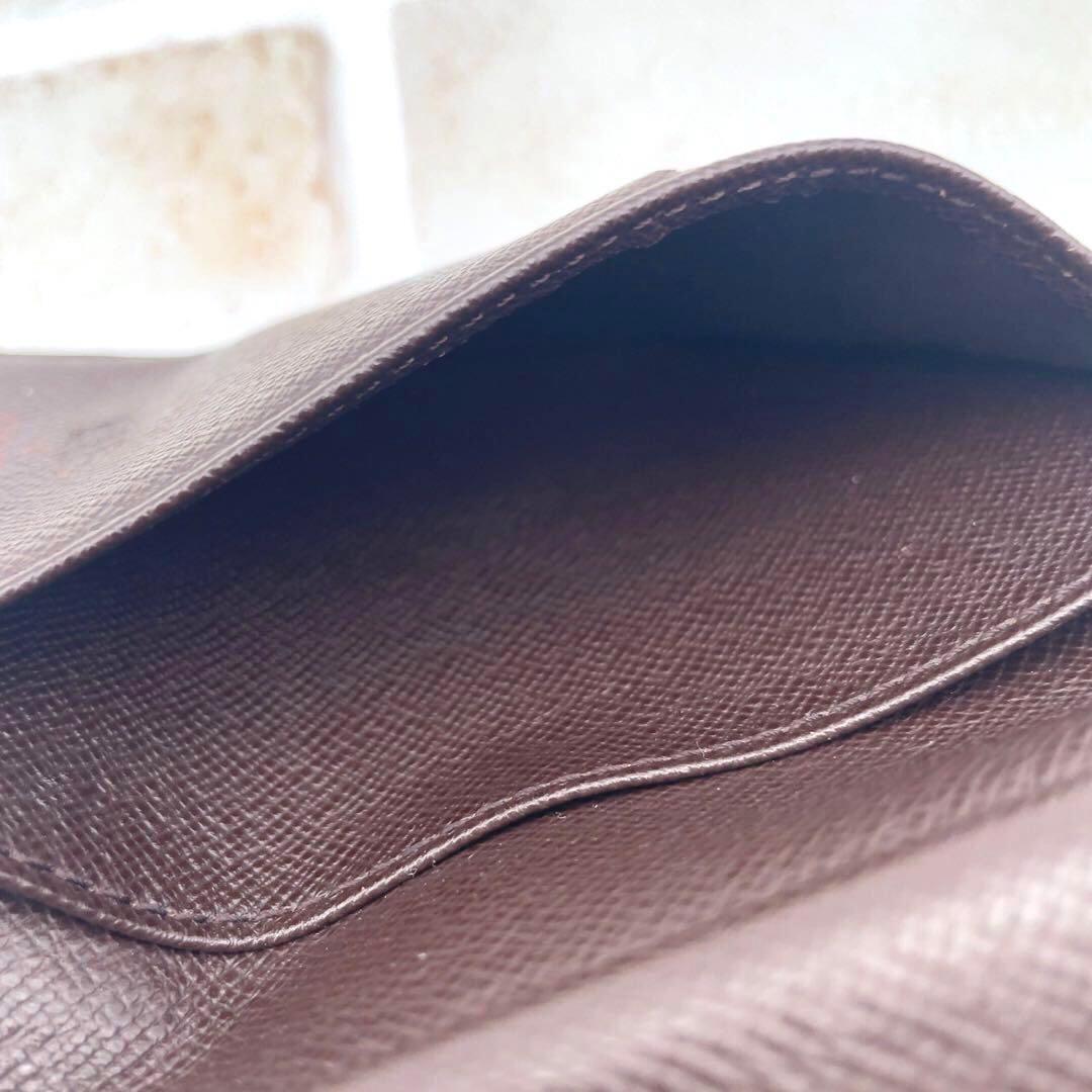 【美品】ルイヴィトン ダミエ ポルトフォイユ ヴィエノワ がま口 折り財布