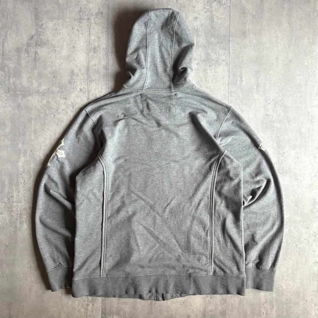 【00s archive】ジップパーカー　十字架　クロス　y2k お兄系　古着