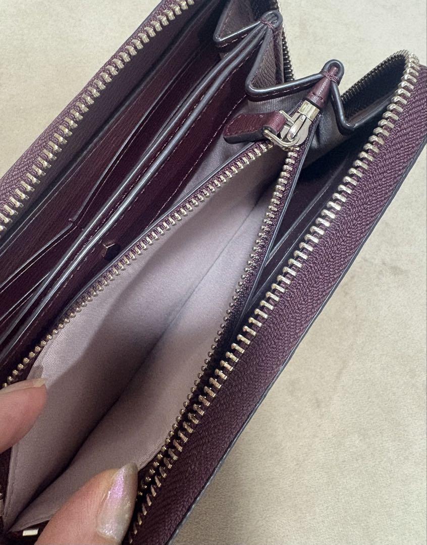 Kate spade ラウンドジップ長財布 美品