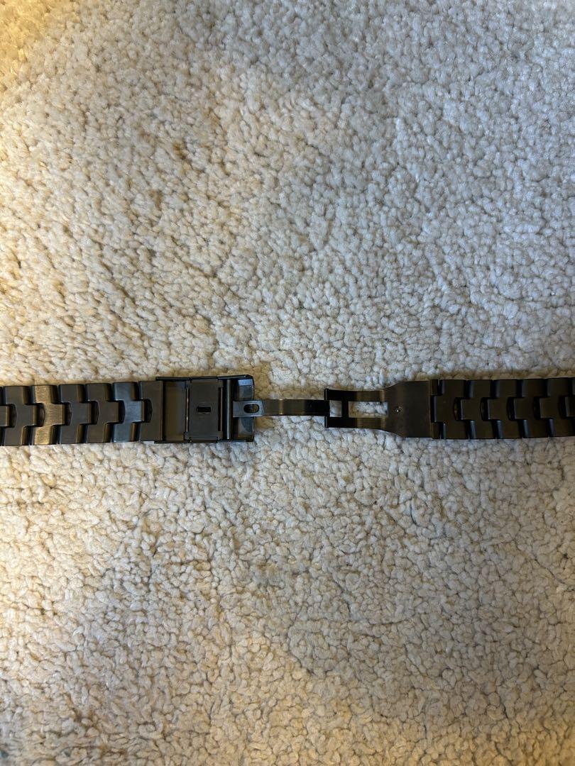 純正　Garmin quickfit 22mm チタンベルト　メタル　ガーミン